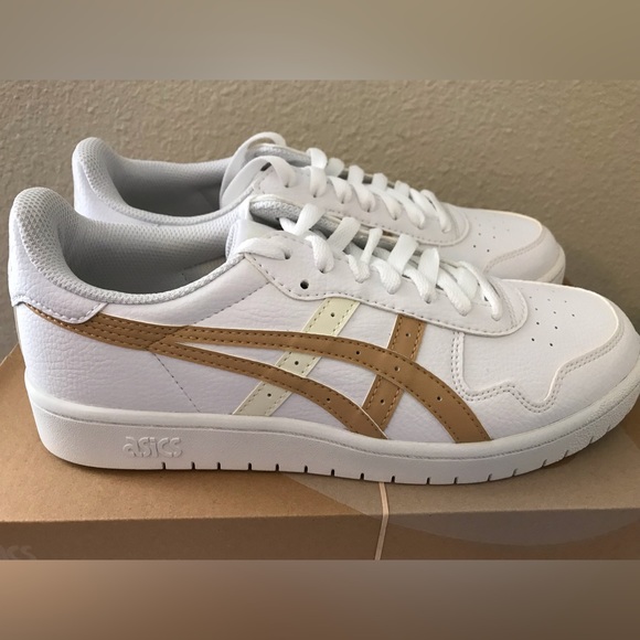 Asics Shoes - ASICS Japan S Women's Shoes White Camel Beige